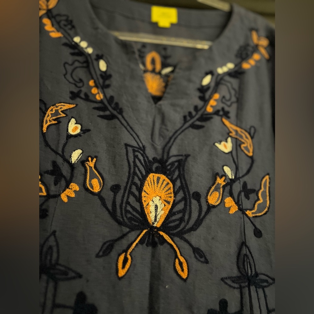 Roller Rabbit Dress Embroidered, XS - Picture 3 of 6